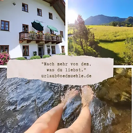 Oedmuehle - Chiemgau Karte Farm stay *